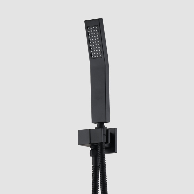 Douche de plafond - À main et 16 po - Rouille - Matériau, haute durabilité pour une expérience fiable,