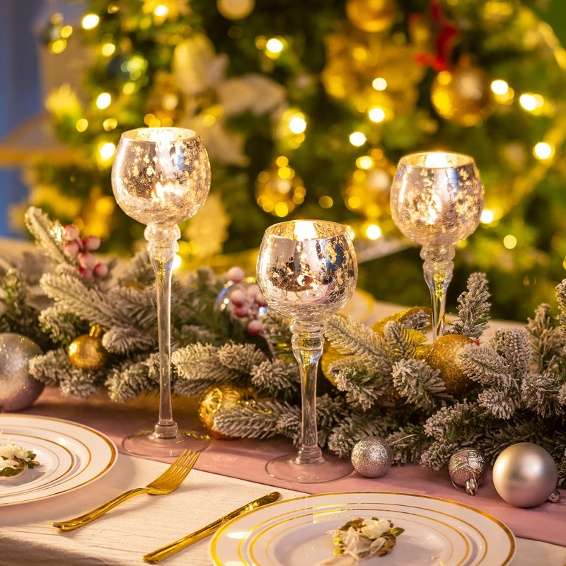 Glass Candlestick