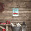 Plaque murale rétro Home For Holidays, design par Jilly Jack Designs
