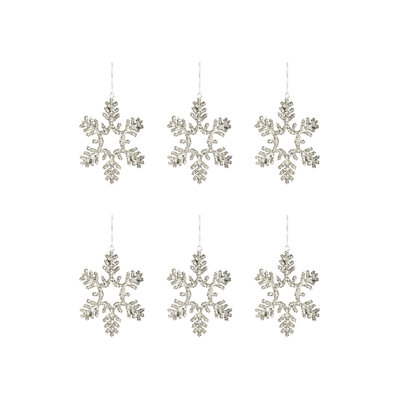 5.5'' Solid Colour Metal Holiday Shaped Ornament