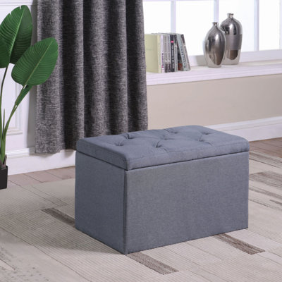 Banc de rangement pour chaussures 18,5 po, colombe