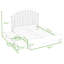 Lit plateforme en bois avec tiroirs de rangement et tête de lit-768850563-768850565