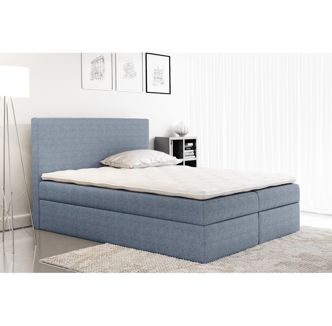 Boxspringbett Barnicle mit Topper und Bettkasten