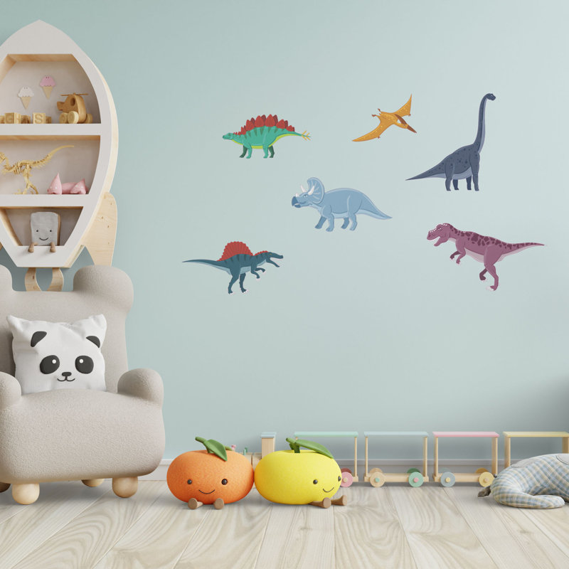 Adhésif décoratif dinosaure, H 19 po x l 30 po