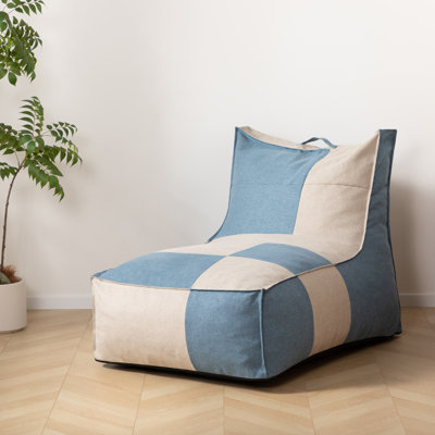 Bean Bag Chairs For Adults Large Beanbag Chair With Stripe Plush Cover Big Bean Bag Chair For Living Room Bedroom Dorm Office