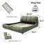 Lit plateforme Everly Quinn Elegant avec tête de lit tapissier et structure solide-823076025-825926915