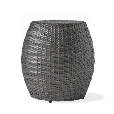 Durable Outdoor Wicker Patio Side Table with UV and Weather Resistance, Perfect for Patio or Yard Furniture