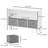 Modern Multi-Functional Bookshelf with Three-Compartment Cloth Drawers, Ideal for Organized and Stylish Home Storage.-1988409270