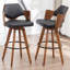 Swivel Upholstered Counter Stool-1341965778-1341965779
