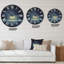 Super Moon Over The Sea II - Horloge murale nautique et côtière-60329516