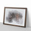 Horse Portrait in Abstract - Picture Frame Graphic Art Print-55763681-55763686