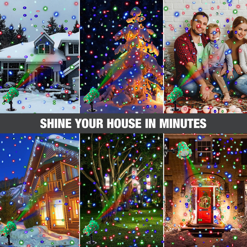 Starry Waterproof LED Projection Light with Remote Control