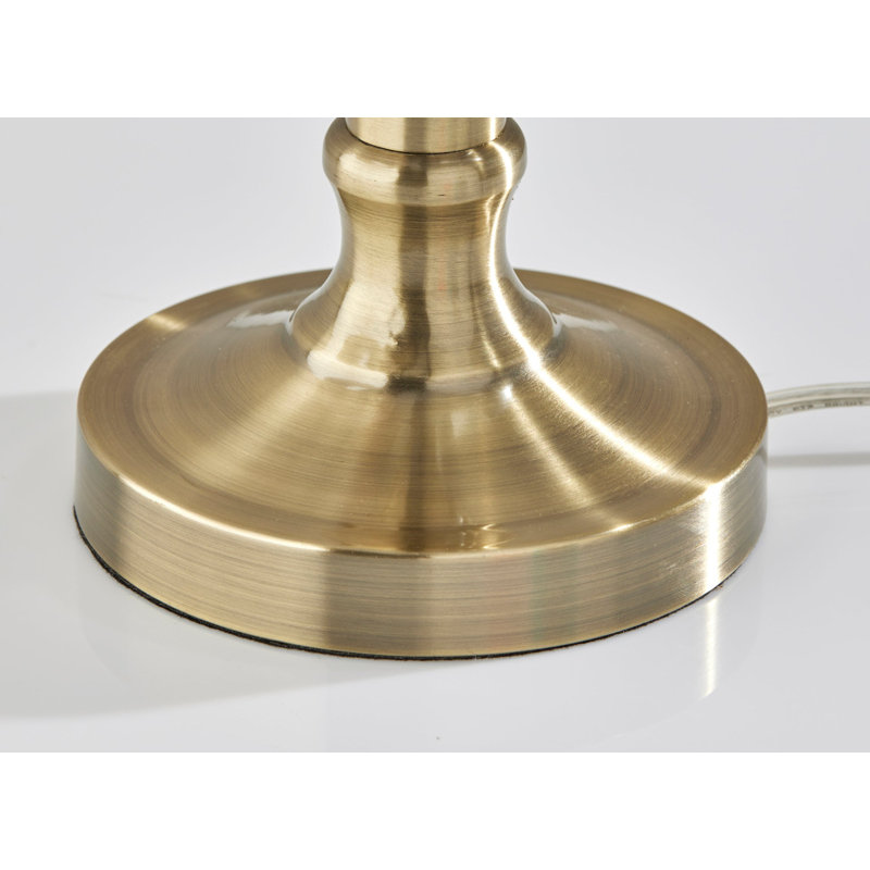 Lampe de bureau en métal Slade, Laiton antique