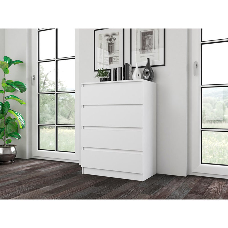 Malwa Rectangle Accent Chest, White
