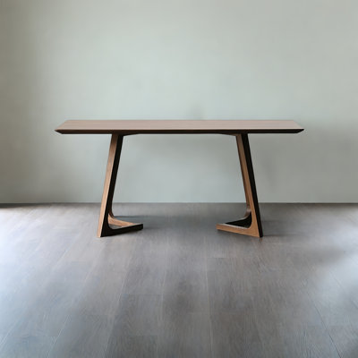 Rectangular Solid Wood Dining Table