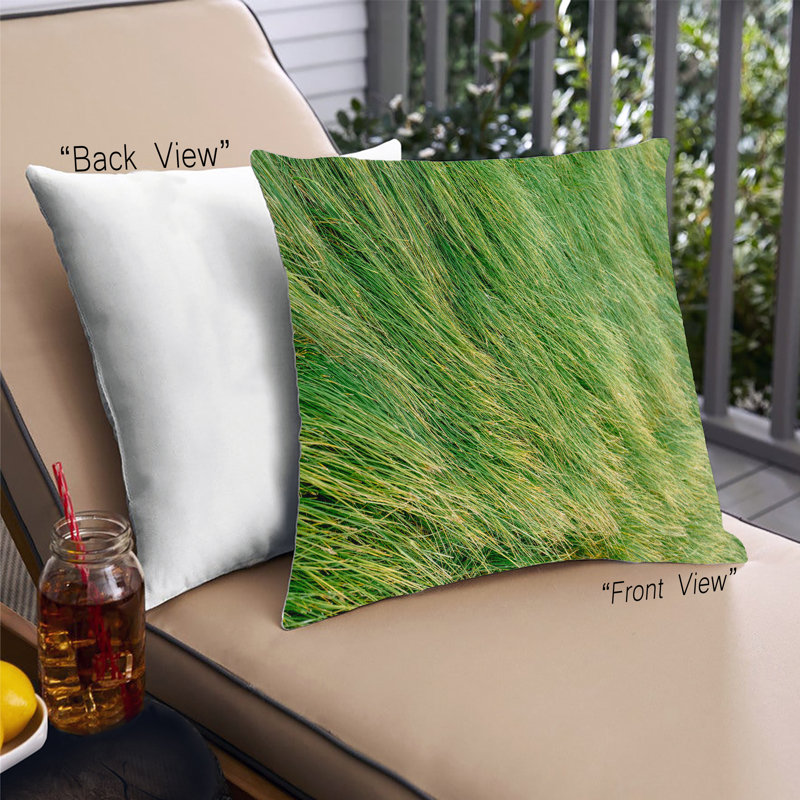 Coussin Plants Grass 7, Microsuède