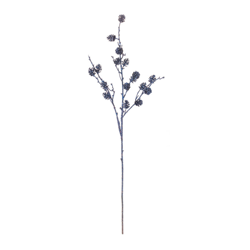 Arrangement, 39" H x 5" W x 8" D, Blue/Silver
