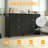 Fluted 6-Drawer  Dresser Organizer with Faux Marble Countertop-1514188348
