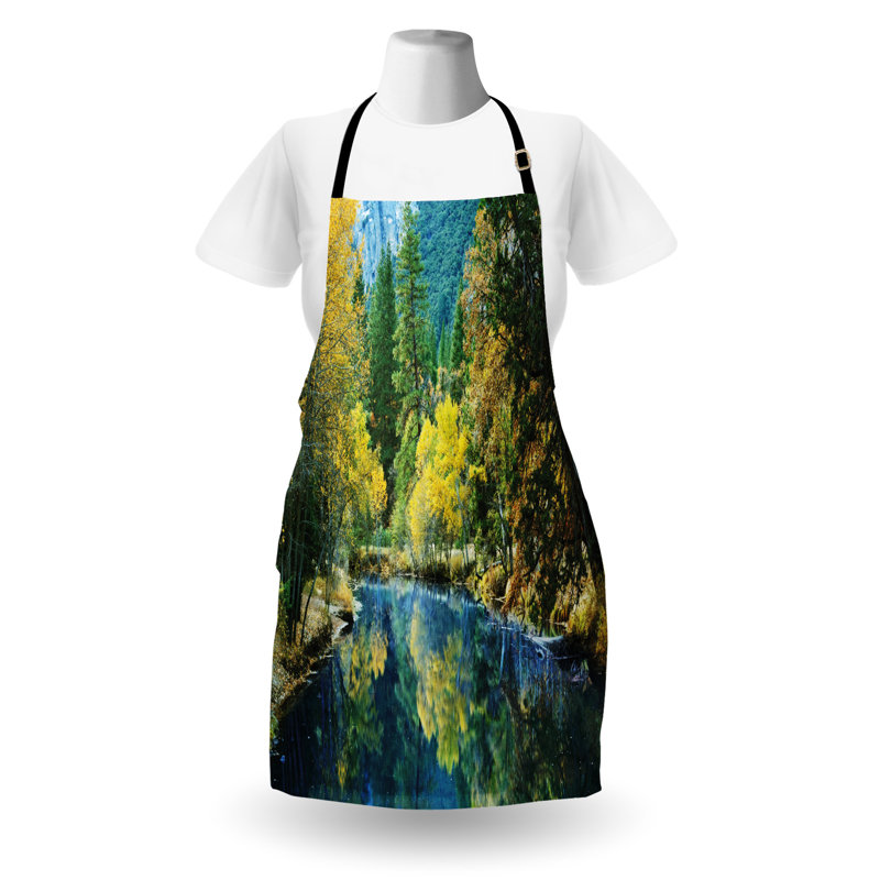 No Pattern Bib Apron