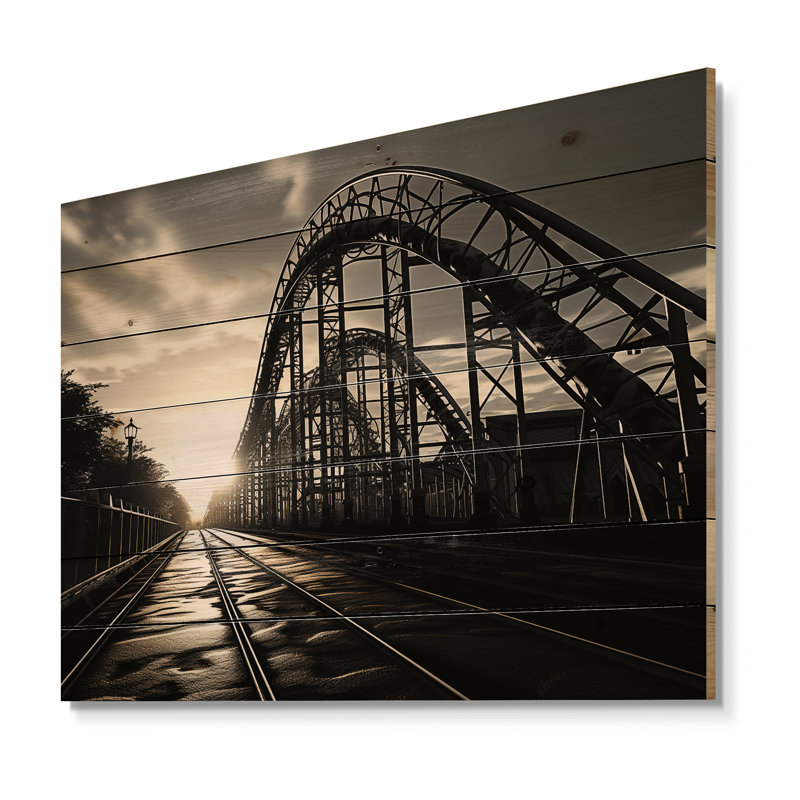 " Rollercoaster Shadow ", 30" H x 40" W x 0.78" D