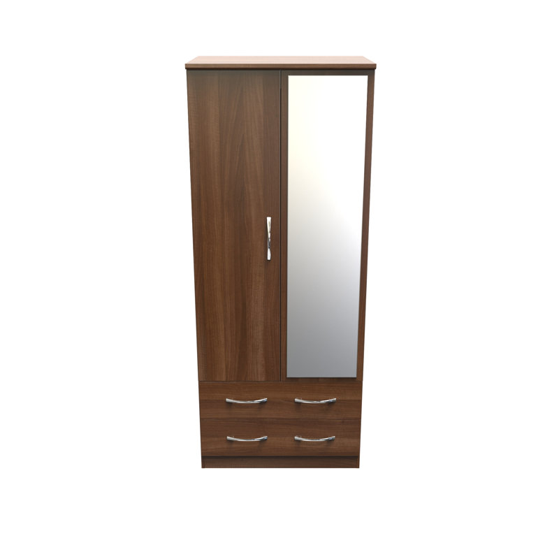 Dekyn Manufactured Wood Wardrobe, Noche Walnut