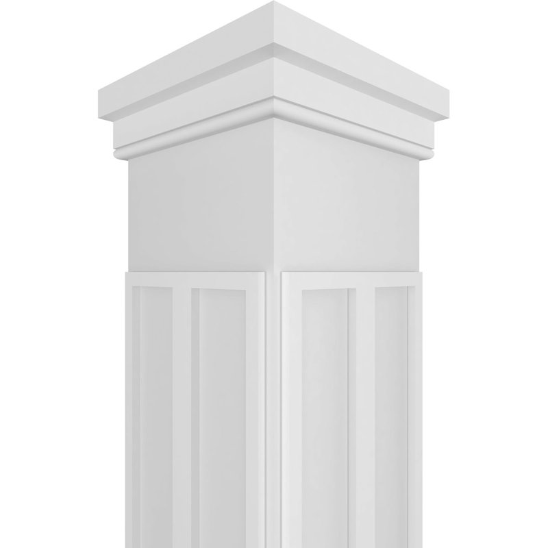 Colonne carrée Custerman, H 96 po x l 11 5/8 po x P 11 5/8 po