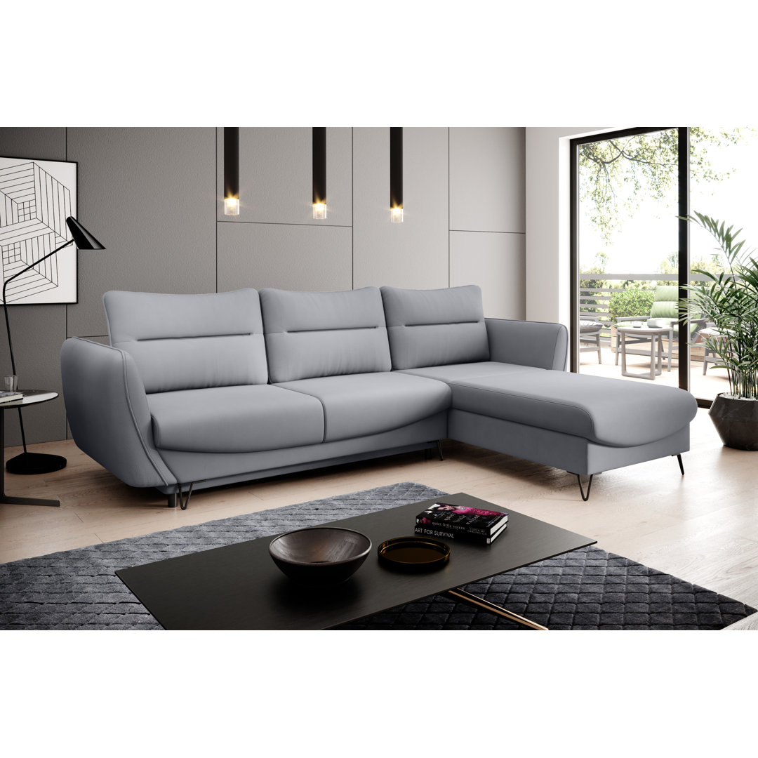 Ecksofa Storrs mit Bettfunktion