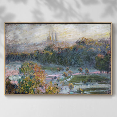 The Tuileries (Study), 1876, reproduction d'art sur toile