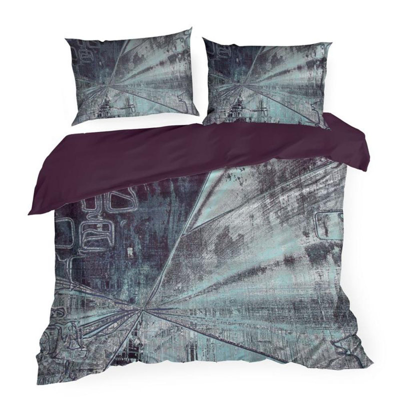 Frejuste Abstract Duvet Cover Set with Pillowcases, Kingsize - 2 Pillowcases (70 x 80 cm)