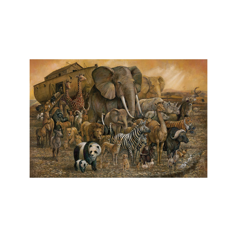 Noah's Ark 1 Piece Wrapped Canvas Painting, 66.04 cm H x 45.72 cm W x 3.175 cm D