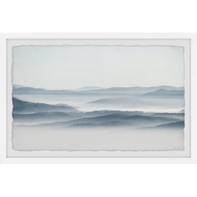 Foggy Mountain View 1 Piece Painting