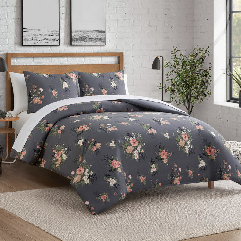 Lucky Brand Cali Bouquet Duvets, Twin Duvet Cover + 1 Twin Sham
