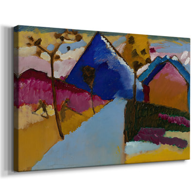 Mountain Landscape, Murnau-Wassily Kandinsky-Gallery Wrapped Canvas-c. 1908–1910