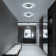 Deontee Acrylic LED Flush Mount Ceiling Light with Remote Control