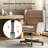 Caden Miriam Modern Wingback Chenille Swivel Tilting Simple Assembly Office Chair-35063621