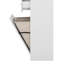 Armoire de rangement haute pour salle de bain avec 2 paniers à linge, armoire de salle de bain en bois avec portes et tiroir, tablettes réglables-371656476