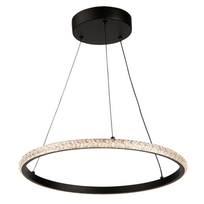 30W LED Pendant Black