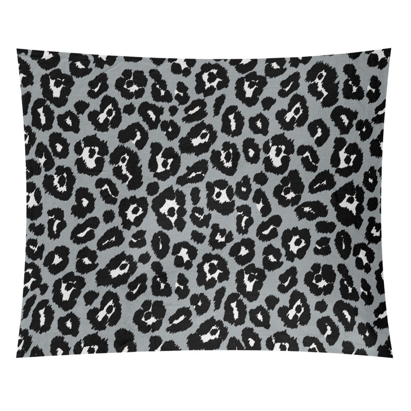 Tapisserie en microfibre de football Las Vegas, Argent/blanc, H 27,5 po x l 37,5 po