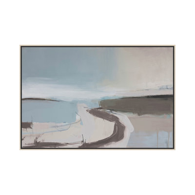 Fog Along Coast 2 Print by Serena Holt