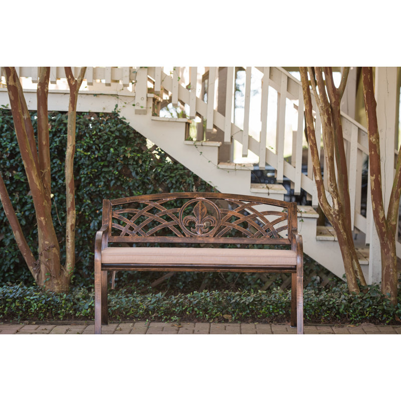 Banc de jardin en métal Michelle