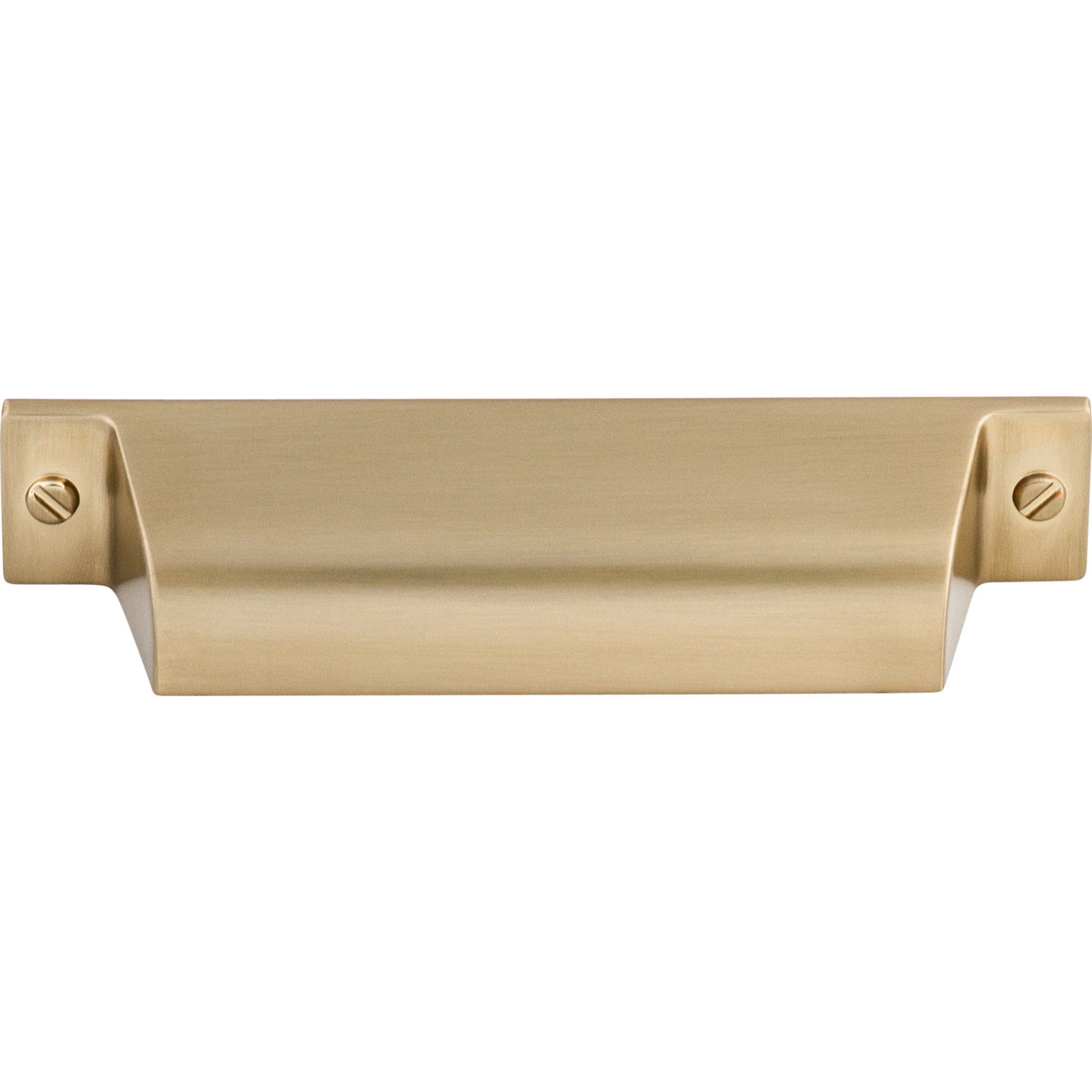 Channing Cup Bin Cabinet Pull, 3 3/4" Center to Center, Honey Bronze