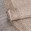 Tapis tissé à plat taupe Medusa Clesha-60394692