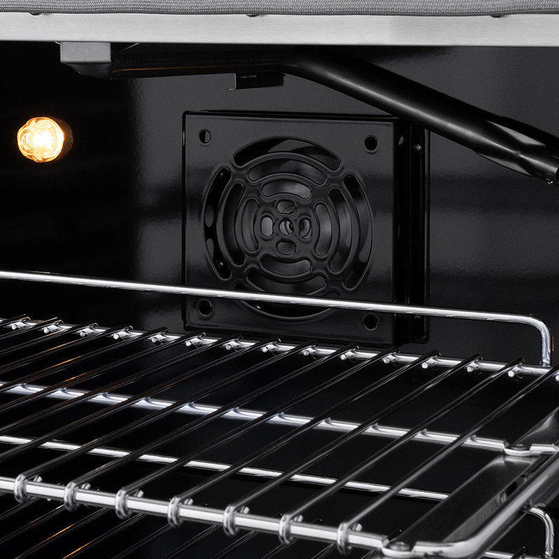 ZLINE 48 in. 8 Burner Double Oven Gas Range in Stainless Steel and Champagne Bronze Accents, Gray/Champagne Bronze