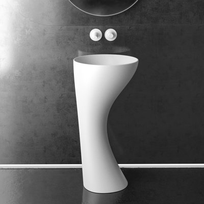 Swan Resin/Glass Handmade Bathroom Sink