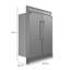Réfrigérateur / congélateur convertible de 27,2 pieds cubes Forno Maderno de 2 à 28 po de largeur avec garniture décorative