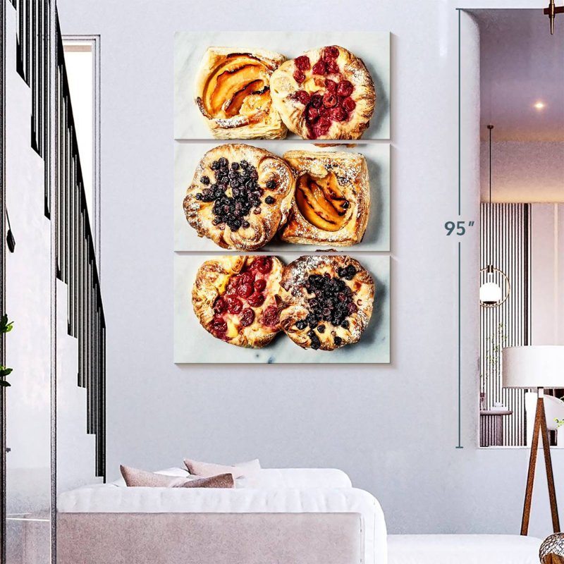 Tartelettes aux fruits sucrés Yarlin, H 74 po x l 48 po
