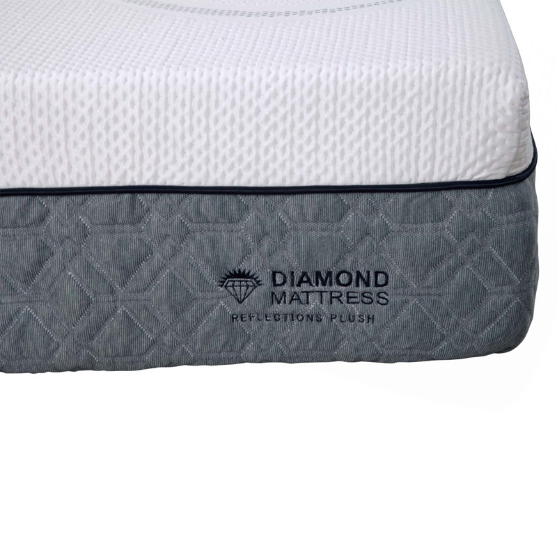 Mousse à mémoire de forme Capri Graphene, froide, conforme, réactive 12 po, Très grand