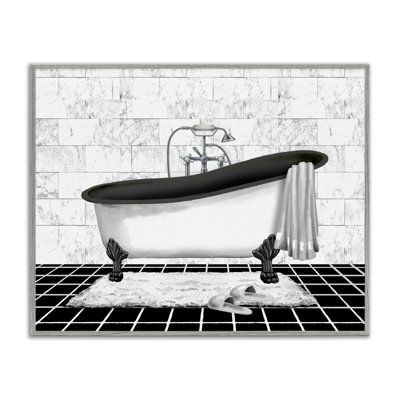 Marble Pattern Bath Giclee Art by Conrad Knutsen