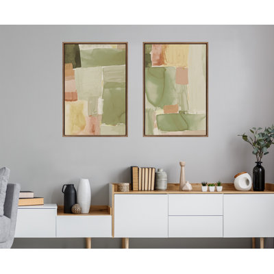 Ensemble d'art mural sur toile encadrée "United Colors III and IV" par Amy Lighthall