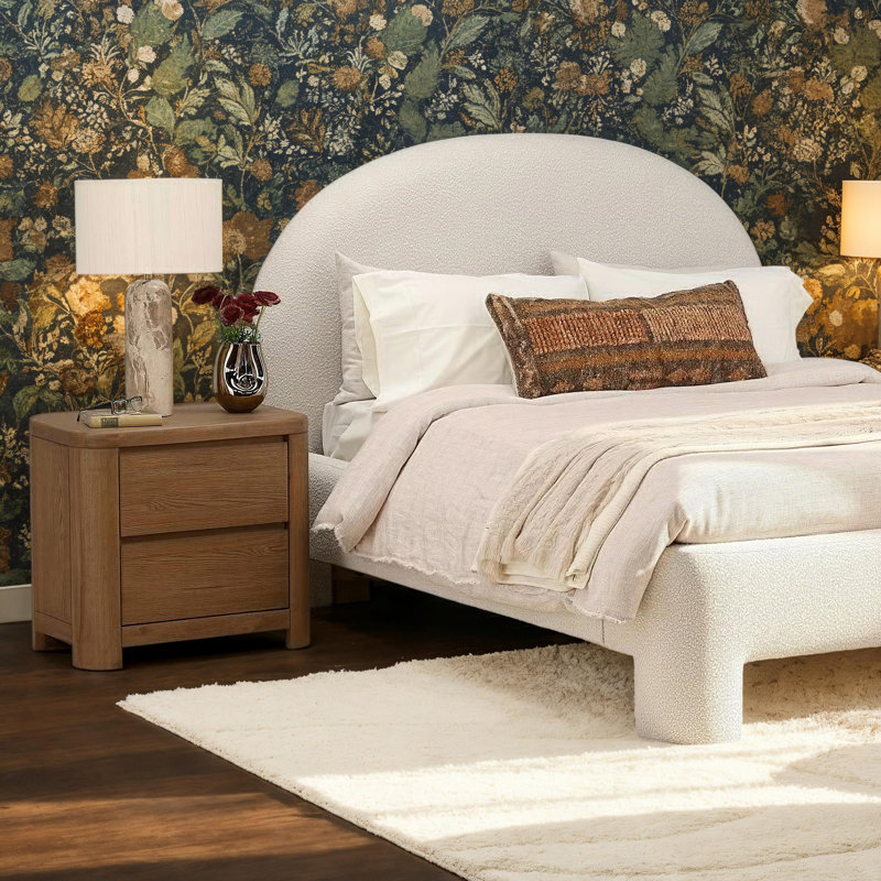 Amir Bed Cream, Queen